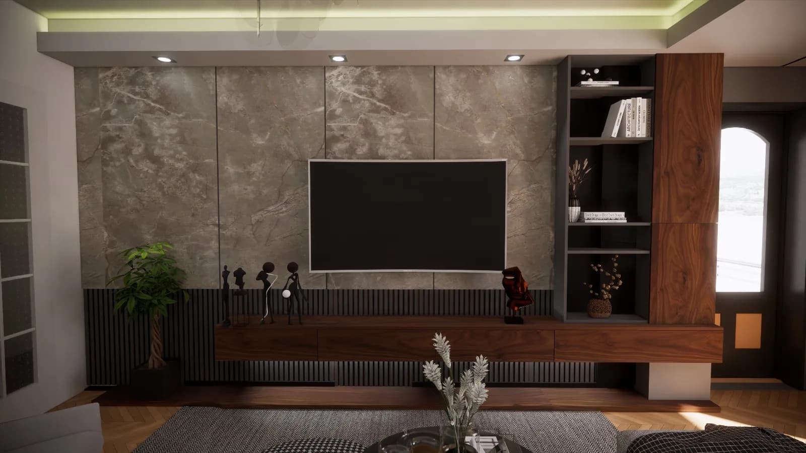 Mimari Oturma Odası Tasarımı